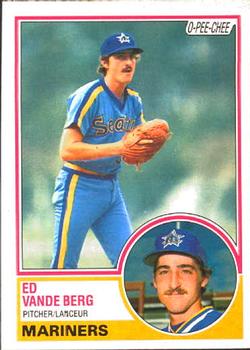 1984 Topps #63 Ed Vande Berg Seattle Mariners Baseball Card at 's  Sports Collectibles Store