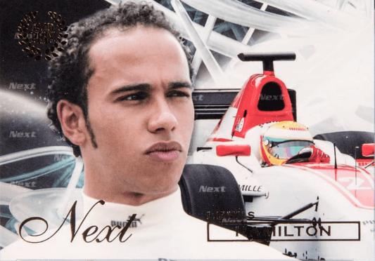2006 Futera Grand Prix Next Lewis Hamilton Rookie Card #95