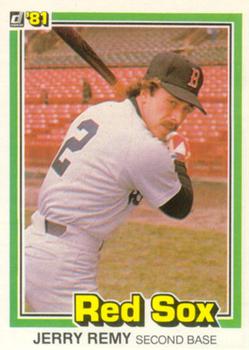 1981 Topps & Topps Traded Jerry Remy