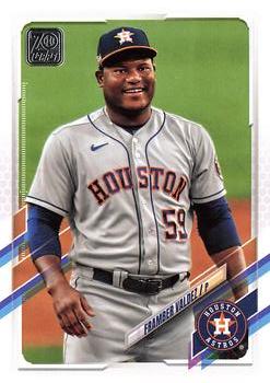 Framber Valdez Houston Astros 2022 MLB Topps Now Card 1156