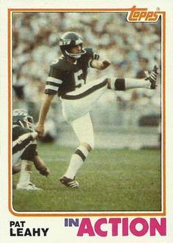 FREE SHIPPING-MINT-1990 Action Packed Pat Leahy #195 JETS PLUS BONUS CARDS