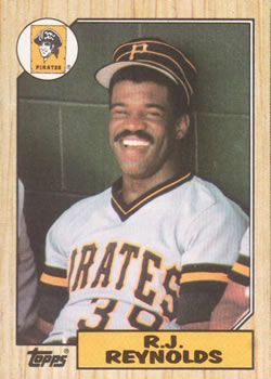  1986 Topps Baseball #417 R.J. Reynolds Pittsburgh