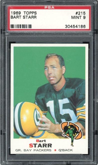 1969 Topps Bart Starr #215