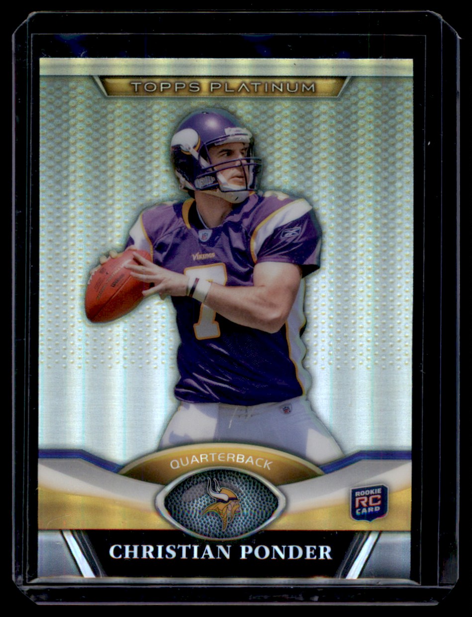 Christian Ponder Topps Chrome Rookie Card