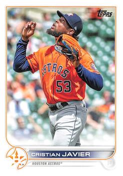 2023 Topps Series 1 Cristian Javier #55 Houston Astros Baseball Card