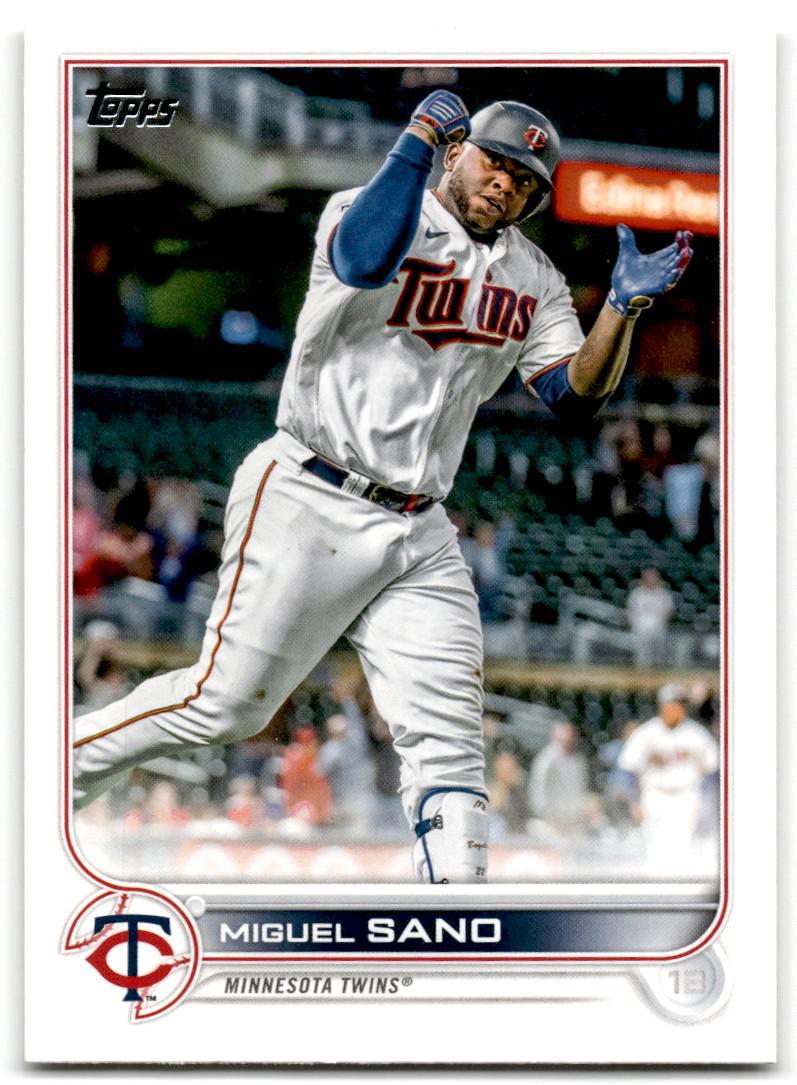MIGUEL SANO 2016 PANINI FATHER'S DAY #3 ROOKIE GAME USED WORN JERSEY A –  LTDSports