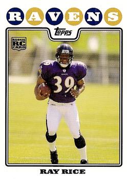 Ray Rice Unsigned 2008 Upper Deck Rookie Card