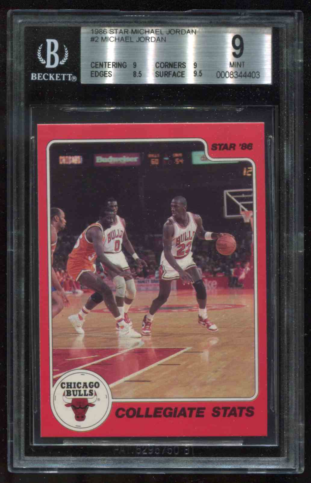 1986 Star Michael Jordan Set - Star Basketball Cards