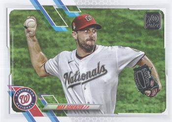 MAX SCHERZER 2022 Topps 310 Blue Parallel Baseball Card Los 