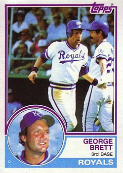 1975 Topps George Brett Rookie Card RC #228 PSA 6 EX-MT Kansas City Royals