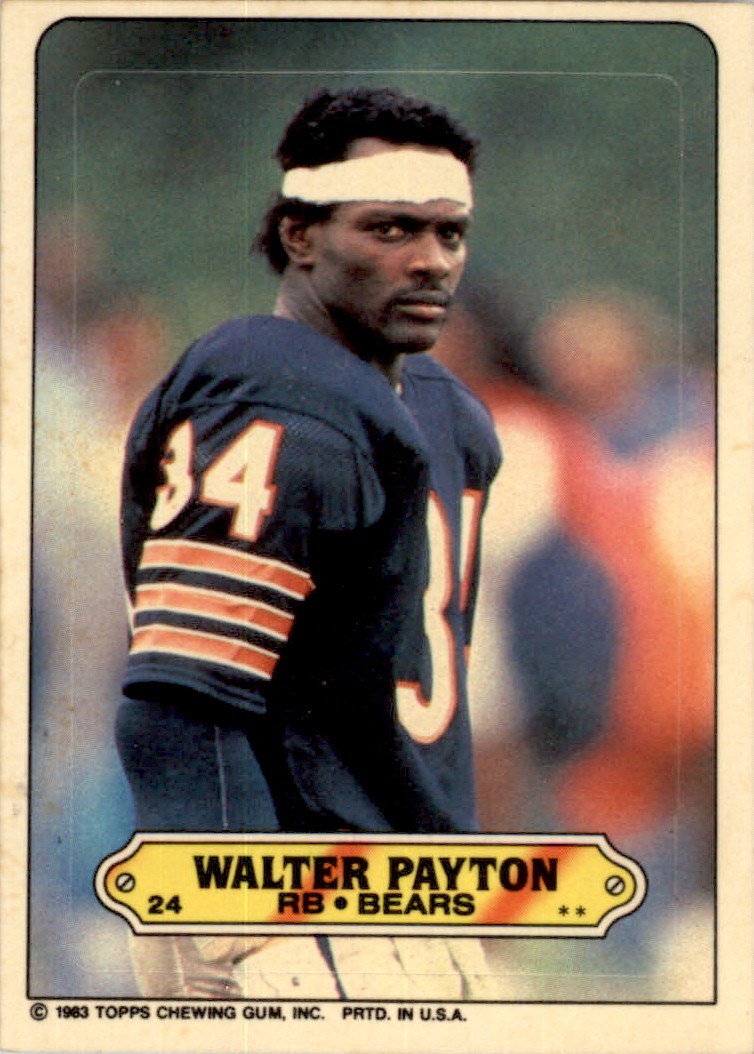 : 1981 Topps #400 Walter Payton Chicago Bears NFL