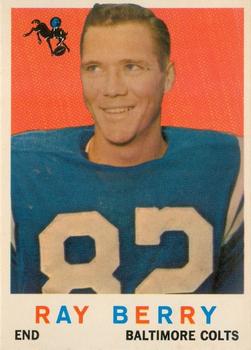 : 1963 Topps Series 1 Football #4 Raymond Berry Baltimore Colts  Official NFL TCG Trading Card (SCAN SHOWS ACTUAL CARD YOU WILL RECEIVE) :  Collectibles & Fine Art