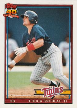  1991 Upper Deck #40 Chuck Knoblauch NM-MT Minnesota Twins  Baseball Minnesota Twins : Collectibles & Fine Art