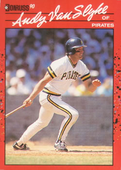 Autograph Warehouse 572483 Pittsburgh Pirates Andy Van Slyke Autographed Baseball Card - 1992 Fleer Ultra No.10 Gold Glove Edition