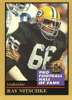 Ray Nitschke Autographed Signed 1990 Goal Line Art Card Green Bay