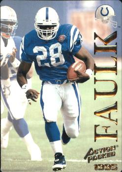 2001 Rookies and Stars Marshall Faulk Jersey Football Card 5/50 /V136