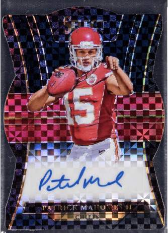 Patrick Mahomes Die-Cut Card