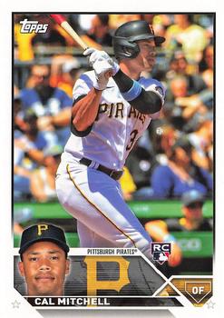 Cal Mitchell - 2023 Topps Heritage ROOKIE #66 - Pittsburgh Pirates