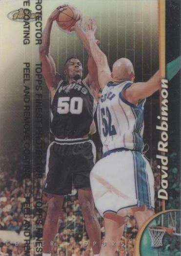 1998-99 Topps Finest Refractor David Robinson #83