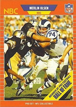 Los Angeles Rams Merlin Olsen #74 Mitchell & Ness Legacy