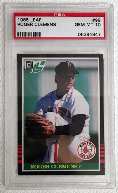 1985 Leaf Roger Clemens Rookie Card #99