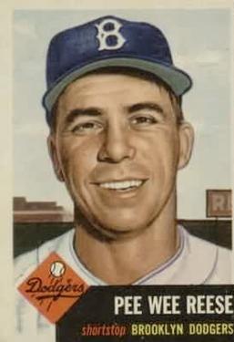 1958 Topps Pee Wee Reese #375 LA Dodgers Values - MAVIN