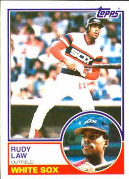 Rudy Law Signed 1983 Donruss Baseball Card - Chicago White Sox – PastPros