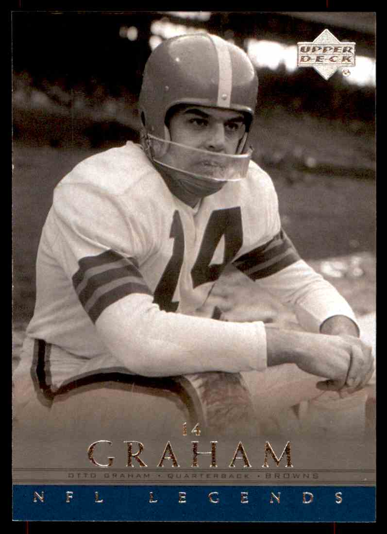 1948 Football Exhibit Card Otto Graham Cleveland Browns Ex+