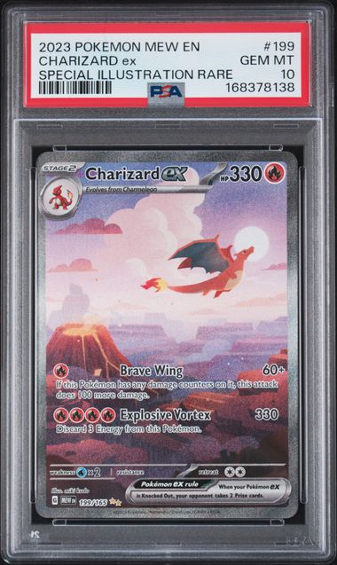 Charizard ex Special Illustration Rare, 151 · PSA 10