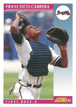 Francisco Cabrera - Atlanta Braves (MLB Baseball Card) 1990 Topps # 25 –  PictureYourDreams