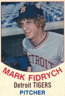 1980 Topps Baseball Tigers Mark Fidrych Card445 
