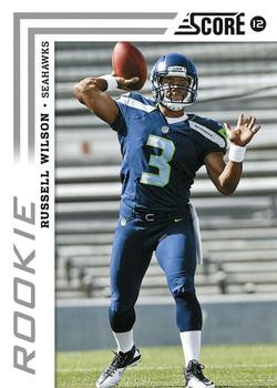 2018 Panini Score Home and Away Jersey #16 Russell Wilson Seattle Seahawks &