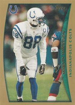 Marvin Harrison player worn jersey patch football card (Indianapolis Colts)  2009 Upper Deck Fabrics #PFHA