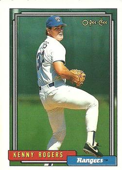 Kenny Rogers 1991 Topps Baseball Card #332 Texas Rangers