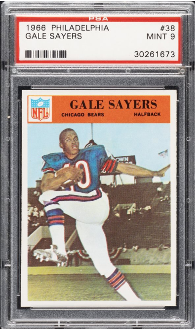 1966 Philadelphia Gale Sayers Rookie Card #38