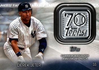 2021 Topps 70th Anniversary Logo Patch #70LP-DJ Derek Jeter Value