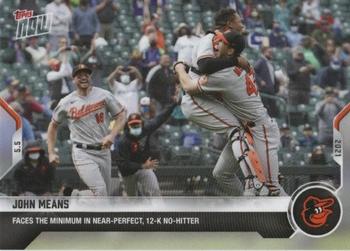 Major League Baseball-Mother's Day 2021 MLB TOPPS NOW Card 192 - Print Run:  969