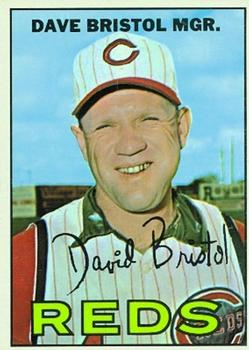  1971 Topps # 637 Dave Bristol Milwaukee Brewers