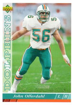 JOHN OFFERDAHL - Line Backer - Miami Dolphins 9 Card Assorted Lot - 6318