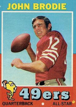 1961 Topps Football John Brodie RC Rookie Card #59 EX-MT