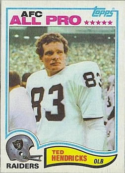 Ted Hendricks  Oakland raiders football, Raiders football, Nfl players