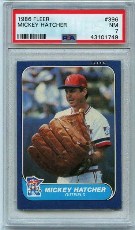 Odd Baseball Cards: Mickey Hatcher and the Giant Glove