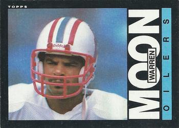 1990 Score Warren Moon Signed Auto Houston Oilers Card #105 PSA/DNA Slabbed