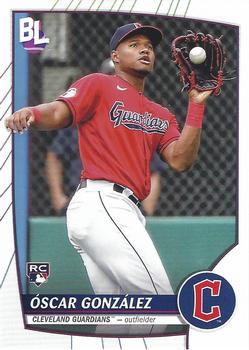 2023 Series 1 Base #119 Oscar Gonzalez Cleveland Guardians