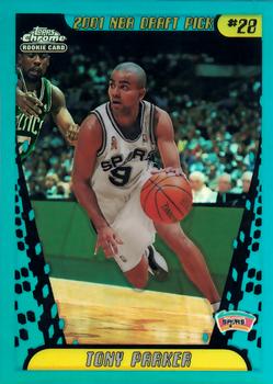 500枚限定 Tony Parker Topps Chrome Ref NBA（2025年最新】topps 