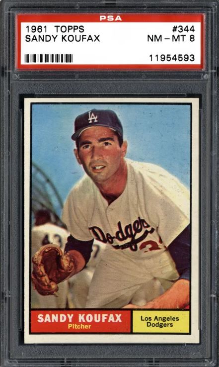 1961 Topps Sandy Koufax #344