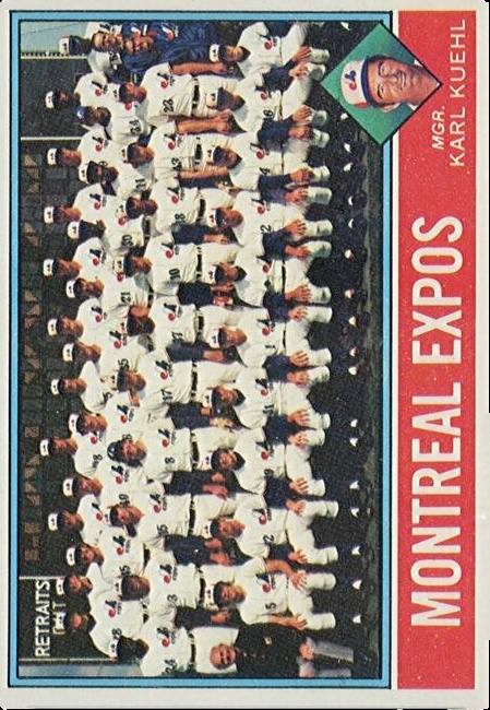 1971 Dell Today's Team Baseball Stamps Montreal Expos You Pick