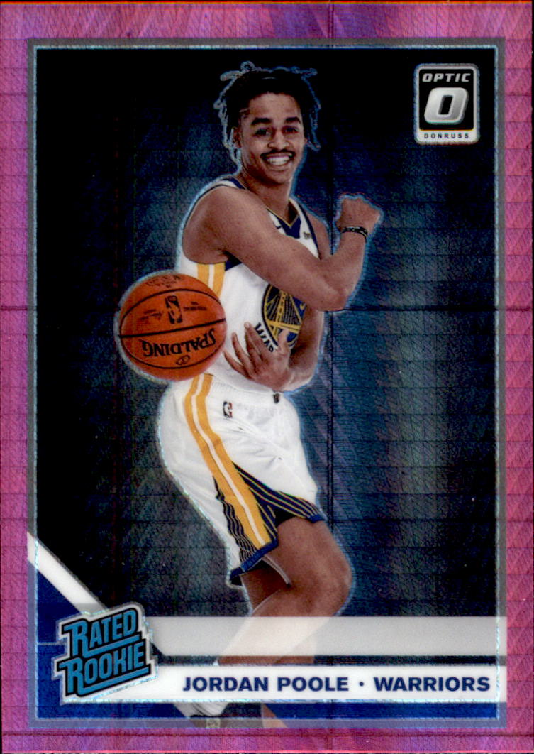 2019 Donruss Optic Hyper Pink #169 Jordan Poole Value null