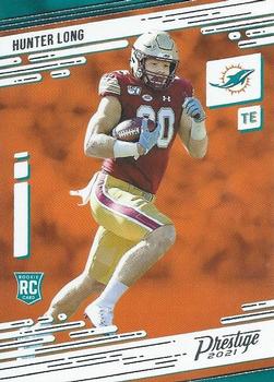 Hunter Long AU Rookie Card 2021 Panini Contenders Draft Picks #189