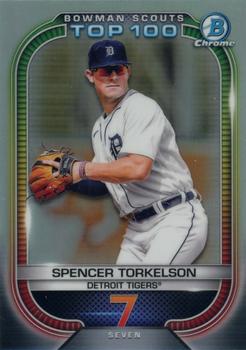 Spencer Torkelson 2022 Topps Heritage Rookie Card #531 Detroit Tigers